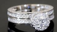 Brilliant Round Cut EVN Diamond Wedding Ring Set From Black Diamonds- New York