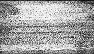 Old analog TV noise, bad signal