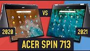 Acer Spin 713 Comparison (2020 vs 2021)