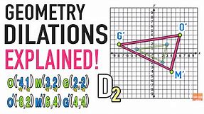 Dilations: Geometry Transformations Explained!