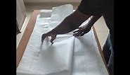 Fold A1 size Drawing to A4 Size - Paper Folding Trick