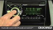 Sony WX-GT90BT Car CD Receiver Display and Controls Demo | Crutchfield Video
