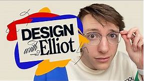 Making a VERY COOL Poster! | Design With Elliot #1