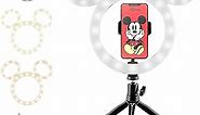 Disney Mickey Mouse Ring Light- 12 Inch LED Ring Light with Tripod and Built in Phone Holde and 3 Light Settings- Mickey Mouse Gifts