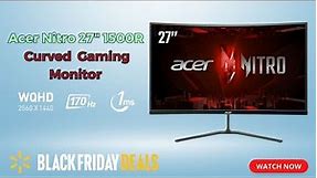 Acer Nitro 27" 1500R Curved WQHD (2560 x 1440) Gaming Monitor P2bmiipx Full Review