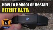 Fitbit Alta - How To Reboot, Reset or Restart