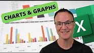 How to Create Charts and Graphs in Microsoft Excel - Quick and Simple