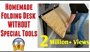 How To Make Folding Table at Home | Building a Wall Mounted Folding Desk | DIY table
