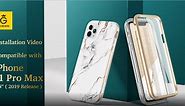 Installation Video for Marble iPhone 11 Pro Max Case 6.5