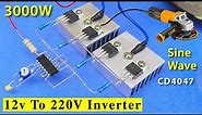 How to make inverter at home | Inverter 3000 watt | 12v 220v Inverter | Pure sine wave inverter