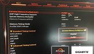 How to enable Extreme Memory Profile (X.M.P) on a Gigabyte (A320M-S2H Rev F50) motherboard - Ryzen