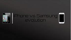 iPhone vs Samsung smartphone evolution