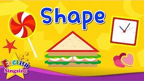 Kids vocabulary - Shape - Names of Shapes - Learn English for kids - English educational video