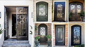 90+ Amazing Metal Door Ideas to Added for Your Home / Steel, Iron, door design || safety door