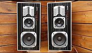 Jamo Dynamic 80 Three-way Speakers from 1985 played with Technics RS-363US Cassette Deck from 1973