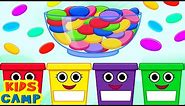 Learn Colors for Kids with Jelly Beans | Best Learning Videos for Toddlers | @kidscamp