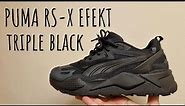 Puma RS-X Efekt Triple Black Unboxing and On Foot Review | PUMA RS RS-X RSZ RSX RS--Z