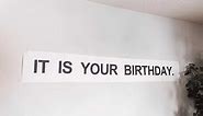 Free 'It Is Your Birthday' Banner from The Office