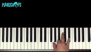 How to play C minor (Cm) on the Piano