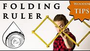 WOODEN TIPS #1 | Folding ruler tips and tricks