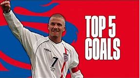 David Beckham's best England goals | Top Five