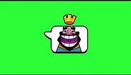 Clash Royale Laughing heheheha Emote Green Screen 1080p 60fps *download link in description*