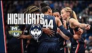 HIGHLIGHTS | UConn Women's Basketball vs. Marquette