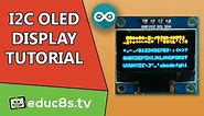 Arduino Tutorial: 0.96' 128x64 I2C OLED Display tutorial with review and drivers