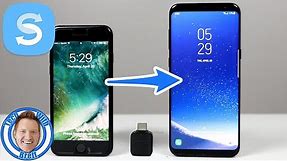iPhone Transfer to Galaxy S8 With Samsung Smart Switch (2017)