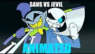 SANS VS JEVIL [UNDERTALE VS DELTARUNE ANIMATION]