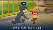Happy New Year 2024 Funny Meme || Tom and Jerry || Edits MukeshG