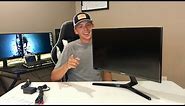 MY NEW MONITOR- Samsung CRG50 Unboxing and Review