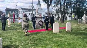 Wreath laying at President Grover Cleveland’s grave