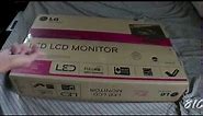 LG 27 Inch LED Monitor (E2742V) Unboxing