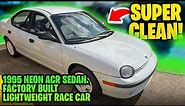 Incredible 1995 Dodge Neon ACR Sedan- Factory built race car, 1 of about 200 made.