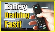 How to Fix Batteries Draining fast on Remote for Amazon Fire TV (Easy Method)