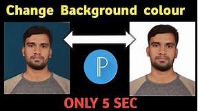 How to Change Background Colour in Passport size Photo in Mobile | Change Background colour