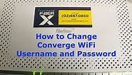 How to Change Converge WiFi Name and Password