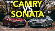 2018 Hyundai Sonata vs Toyota Camry Comparison Test