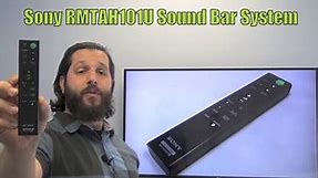 SONY RMTAH101U Sound Bar System Remote Control - www.ReplacementRemotes.com