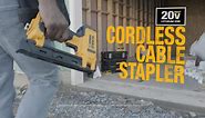 DEWALT 20V MAX Lithium-Ion Cordless Cable Stapler (Tool Only) DCN701B