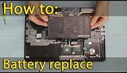 How to replace battery ASUS TUF FX504