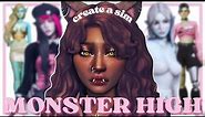 Creating Monster High OG Characters in The Sims 4 / Full CC List + Sim Download