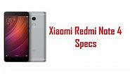 Xiaomi Redmi Note 4 Specs, Features & Price