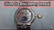 How To Replace or Set Battery on Citizen Eco Drive Watch | Citizen Rechargeable Capacitor