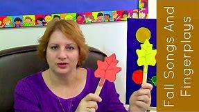 Fall Leaf Songs and Fingerplays For Preschool and Kindergarten