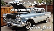 1958 Chevrolet Bel Air Restoration Video 1 of 12