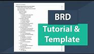 Business Requirements Document BRD Tutorial & Template Walkthrough