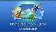 How to Enhance Color in Photos | PhotoPad Photo Editor Tutorial