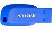 SanDisk 64GB Cruzer Blade USB Flash Drive Blue